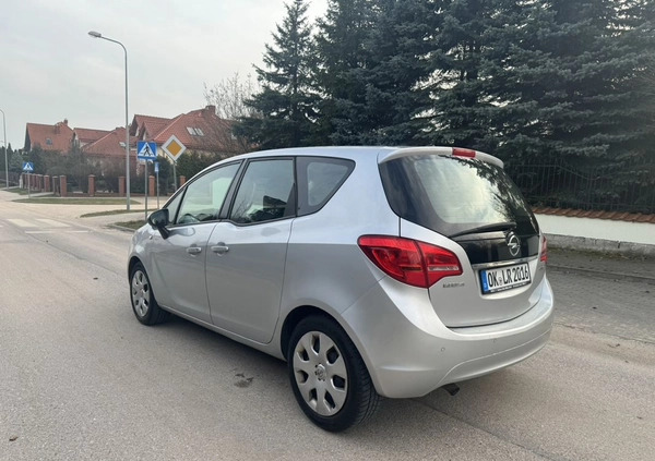 Opel Meriva cena 19900 przebieg: 165000, rok produkcji 2012 z Nidzica małe 137